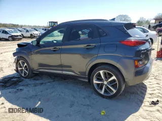 2019 Hyundai Kona Limited with VIN KM8K3CA50KU387412, listed as a Copart auction lot 50566095 with 124,779 mi miles and Salvage Title. Bid and sale history available at carsss.com. Image 2.