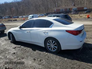 2014 Infiniti Q50 Sport with VIN JN1BV7APXEM688249, listed as a Copart auction lot 46848235 with 108,870 mi miles and Salvage Title. Bid and sale history available at DreamBid. Image 2.