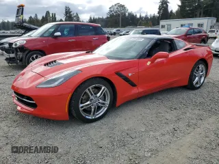 2016 Chevrolet Corvette 3LT with VIN 1G1YF2D7XG5101881, listed as a Copart auction lot 72648924 with 30,078 mi miles and Salvage Title. Bid and sale history available at carsss.com. Image 1.