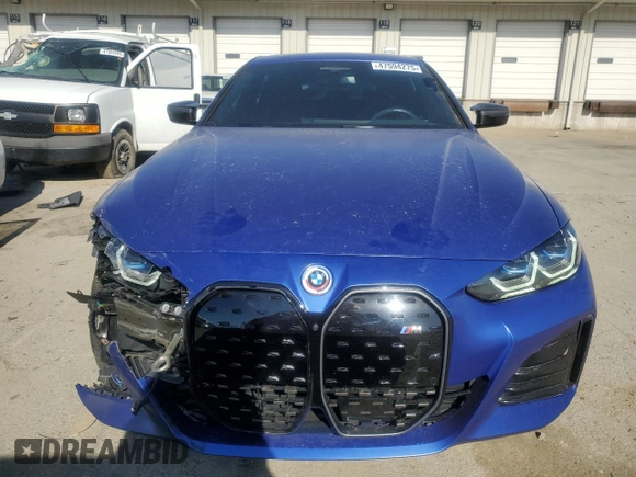 2023 BMW i4 M50 z VIN WBY33AW09PFN63345, wystawiony jako Copart lot #47594275 z przebiegiem 190 mil mil oraz Szkody całkowita. Historia ofert i sprzedaży dostępna na DreamBid. Obrazek 5.