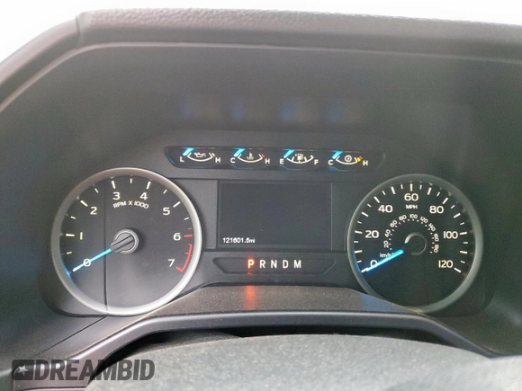 2017 Ford F-150 XL with VIN 1FTEW1CG6HKC59630, listed as a Copart auction lot 56535135 with 121,601 mi miles and Clean title. Bid and sale history available at DreamBid. Image 9.