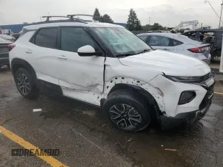 2023 Chevrolet TrailBlazer ACTIV with VIN KL79MSSL5PB075979, listed as a Copart auction lot 74554484 with 47,757 mi miles and Salvage Title. Bid and sale history available at DreamBid. Image 4.