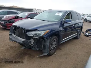 2017 Infiniti QX60 with VIN 5N1DL0MN3HC528880, listed as a IAAI auction lot 41865871 with 183,430 mi miles. Bid and sale history available at carsss.com. Image 2.