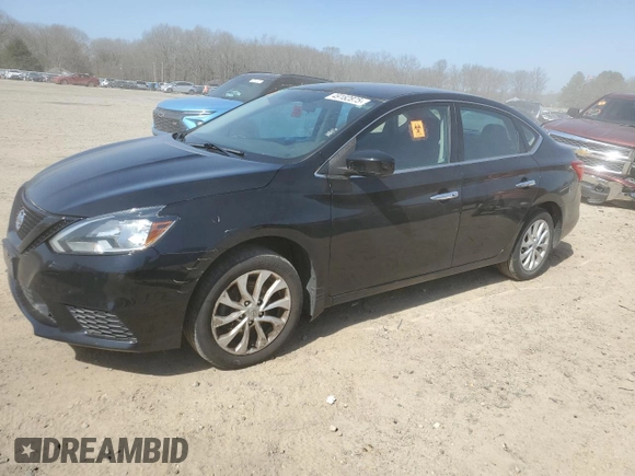 2018 Nissan Sentra SV with VIN 3N1AB7AP5JY212339, listed as a Copart auction lot 49182875 with 64,504 mi miles and Salvage Title. Bid and sale history available at carsss.com. Image 1.