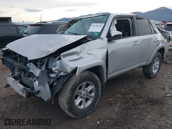 2022 Toyota 4Runner SR5 with VIN JTEMU5JR1N6008575, listed as a IAAI auction lot 41158760 with Not provided miles and . Bid and sale history available at DreamBid. Image 2.
