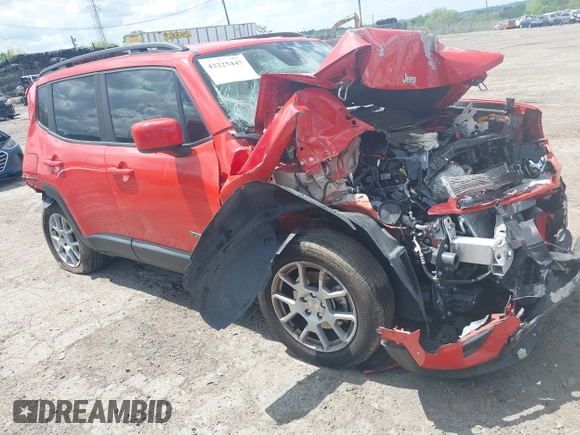 2020 Jeep Renegade Altitude z VIN ZACNJABB6LPL11581, wystawiony jako IAAI lot #42225447 z przebiegiem Nie podano mil oraz . Historia ofert i sprzedaży dostępna na DreamBid. Obrazek 1.