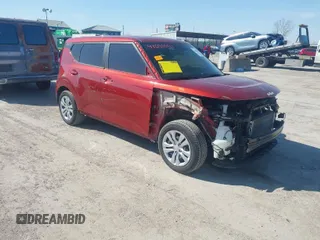 2022 Kia Soul LX with VIN KNDJ23AU4N7803183, listed as a IAAI auction lot 41601041 with 41,702 mi miles. Bid and sale history available at carsss.com. Image 1.