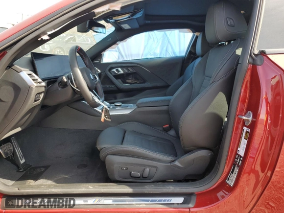 2025 BMW 2 Series M240i xDrive with VIN 3MW53CM00S8F06846, listed as a Copart auction lot 47293305 with 1,314 mi miles and Salvage Title. Bid and sale history available at carsss.com. Image 7.