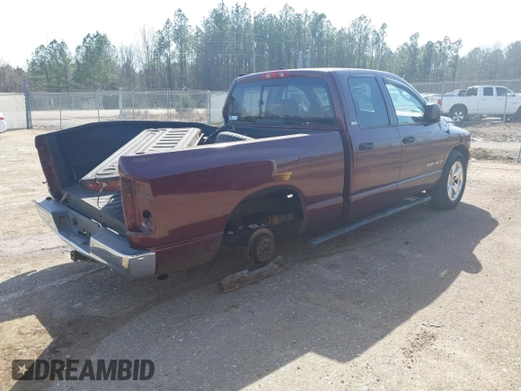 2002 Dodge 1500 with VIN 1D7HA18N62S684913, listed as a IAAI auction lot 41775726 with 157,787 mi miles and . Bid and sale history available at DreamBid. Image 4.