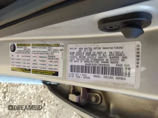 2007 Toyota Corolla CE с VIN 1NXBR32E67Z849654, выставлен на аукционе IAAI как лот 42486357 с пробегом 143 667 миль миль и . История ставок и продаж доступна на DreamBid. Изображение 9.