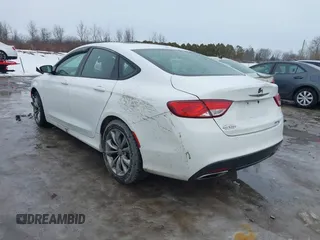 2015 Chrysler 200 S with VIN 1C3CCCBG3FN551796, listed as a IAAI auction lot 41694548 with 134,345 mi miles and . Bid and sale history available at carsss.com. Image 3.