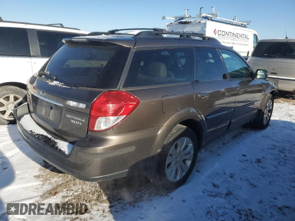 2009 Subaru Outback 3.0R Ltd with VIN 4S4BP85C394324440, listed as a Copart auction lot 86554594 with 104,834 mi miles and Salvage Title. Bid and sale history available at carsss.com. Image 3.