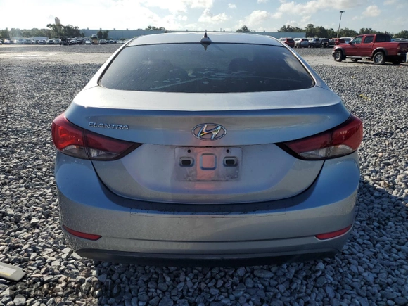 2016 Hyundai Elantra SE with VIN 5NPDH4AE4GH748842, listed as a Copart auction lot 61663405 with 133,006 mi miles and Clean title. Bid and sale history available at DreamBid. Image 6.