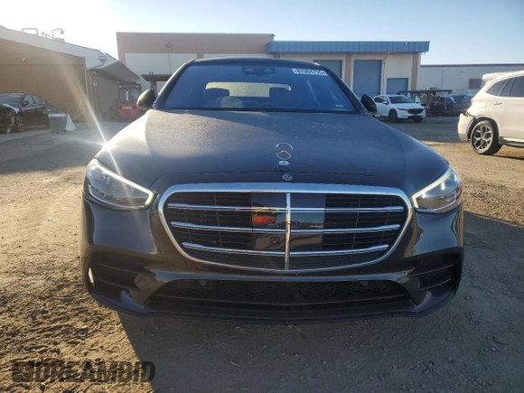 2022 Mercedes-Benz S-Class S 500 with VIN W1K6G6DB1NA147018, listed as a Copart auction lot 87964755 with 34,513 mi miles and Salvage Title. Bid and sale history available at carsss.com. Image 5.