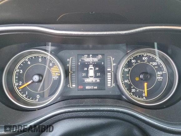 2019 Jeep Cherokee Latitude with VIN 1C4PJLCB4KD264005, listed as a Copart auction lot 54356355 with 85,317 mi miles and Clean Title. Bid and sale history available at carsss.com. Image 9.