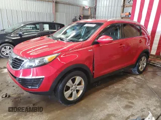 2012 Kia Sportage LX with VIN KNDPBCA2XC7221238, listed as a Copart auction lot 53683495 with 217,313 mi miles and Salvage Title. Bid and sale history available at DreamBid. Image 1.