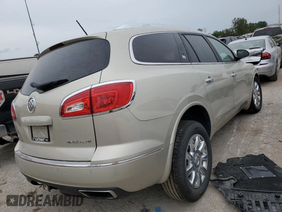 2014 Buick Enclave Leather with VIN 5GAKRBKD1EJ206232, listed as a Copart auction lot 67586913 with 58,763 mi miles and Clean Title. Bid and sale history available at carsss.com. Image 3.