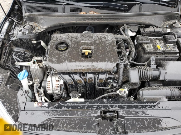 2021 Kia Forte GT-Line with VIN 3KPF34AD7ME360339, listed as a Copart auction lot 52974445 with 18,445 mi miles and Salvage title. Bid and sale history available at DreamBid. Image 11.