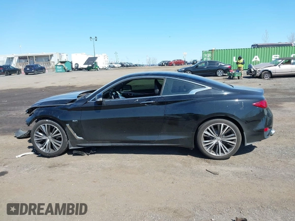 2019 Infiniti Q60 Luxe with VIN JN1EV7EL4KM290776, listed as a IAAI auction lot 42047865 with 33,926 mi miles and . Bid and sale history available at carsss.com. Image 13.