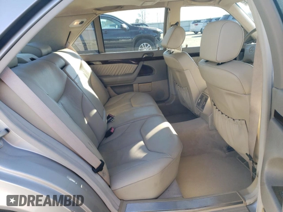 1999 Mercedes-Benz S-Class with VIN WDBGA43G0XA408836, listed as a Copart auction lot 83795814 with 145,278 mi miles and Salvage Title. Bid and sale history available at carsss.com. Image 10.