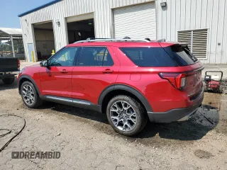 2025 Ford Explorer Platinum с VIN 1FMWK8HCXSGC02495, выставлен на аукционе Copart как лот 62073755 с пробегом 1 042 миль миль и Списание • Salvage title. История ставок и продаж доступна на DreamBid. Изображение 2.