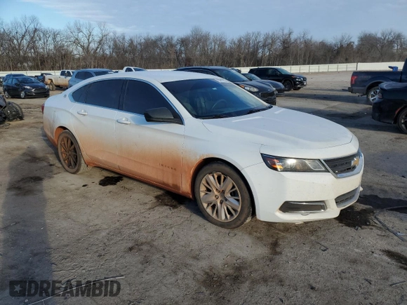 2015 Chevrolet Impala LS with VIN 2G11X5SL2F9263313, listed as a Copart auction lot 45961795 with 179,075 mi miles and Salvage Title. Bid and sale history available at DreamBid. Image 4.