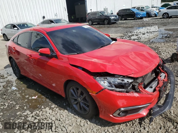2020 Honda Civic EX-L z VIN 2HGFC1F79LH680316, wystawiony jako Copart lot #71234874 z przebiegiem 63 020 mil mil oraz Szkoda całkowita • Salvage title. Historia ofert i sprzedaży dostępna na DreamBid. Obrazek 4.
