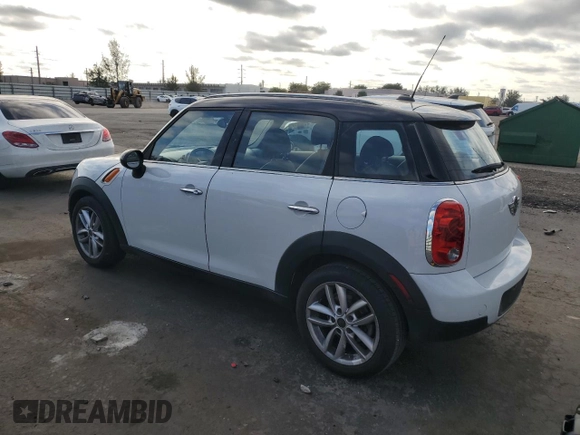 2011 MINI Countryman with VIN WMWZB3C58BWM00461, listed as a Copart auction lot 88307465 with 69,807 mi miles and Non repairable. Bid and sale history available at DreamBid. Image 2.