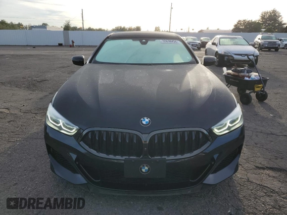 2020 BMW 8 Series M850i with VIN WBAGV8C02LCD71173, listed as a Copart auction lot 72638434 with 43,307 mi miles and Salvage Title. Bid and sale history available at DreamBid. Image 5.