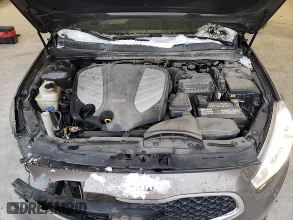 2014 Kia Cadenza Premium with VIN KNALN4D74E5141707, listed as a Copart auction lot 41341185 with 137,325 mi miles and Salvage Title. Bid and sale history available at carsss.com. Image 11.