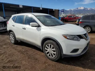 2016 Nissan Rogue S with VIN KNMAT2MV7GP618057, listed as a Copart auction lot 42834825 with 90,370 mi miles and Salvage Title. Bid and sale history available at carsss.com. Image 4.