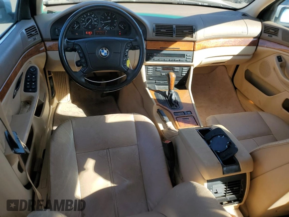 1999 BMW 5 Series 528iAt with VIN WBADP6330XBV61784, listed as a Copart auction lot 77685734 with 210,383 mi miles and Salvage Title. Bid and sale history available at carsss.com. Image 8.