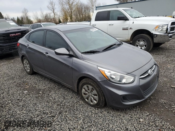2015 Hyundai Accent GLS with VIN KMHCT4AEXFU817530, listed as a Copart auction lot 84663344 with 125,410 mi miles and Salvage Title. Bid and sale history available at carsss.com. Image 4.