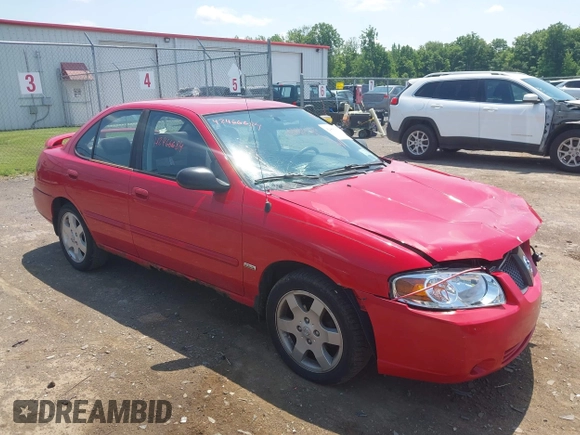 2006 Nissan Sentra S z VIN 3N1CB51D46L586139, wystawiony jako IAAI lot #42466684 z przebiegiem 157 330 mil mil oraz . Historia ofert i sprzedaży dostępna na DreamBid. Obrazek 1.