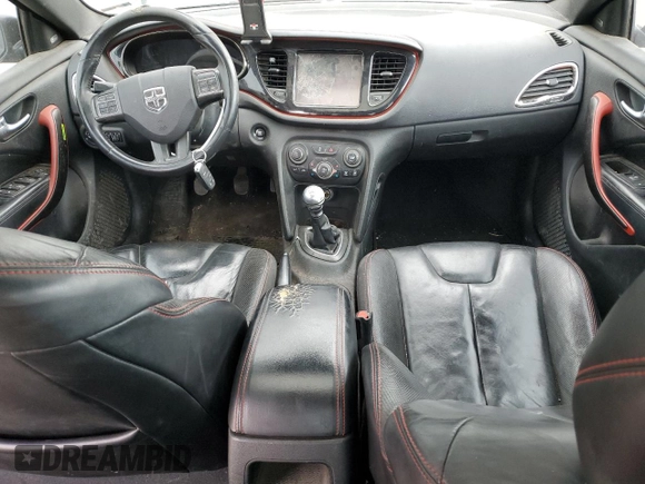 2015 Dodge Dart GT with VIN 1C3CDFEB0FD278420, listed as a Copart auction lot 55851335 with 178,235 mi miles and Clean Title. Bid and sale history available at carsss.com. Image 8.