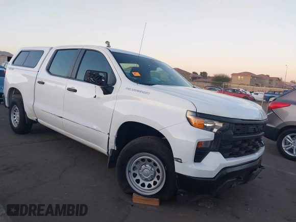 2023 Chevrolet Silverado 1500 with VIN 3GCPDAEK7PG236167, listed as a IAAI auction lot 41568306 with 21,659 mi miles and . Bid and sale history available at DreamBid. Image 1.