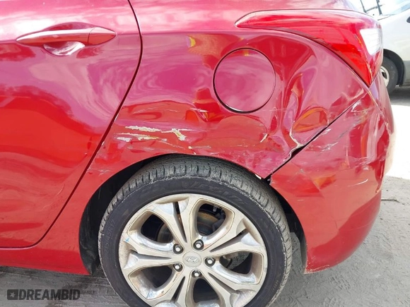 2014 Hyundai Elantra GT with VIN KMHD35LH0EU186111, listed as a IAAI auction lot 41620834 with NaN miles. Bid and sale history available at carsss.com. Image 6.