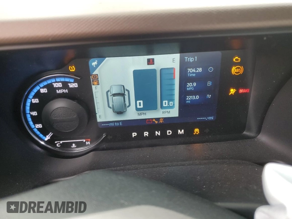 2023 Ford Bronco with VIN 1FMEE5BP7PLC15071, listed as a Copart auction lot 45321715 with 2,213 mi miles and Salvage title. Bid and sale history available at DreamBid. Image 9.
