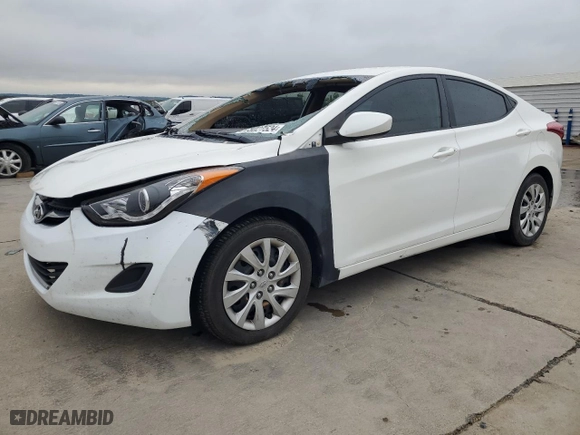 2012 Hyundai Elantra Limited with VIN 5NPDH4AE5CH069396, listed as a Copart auction lot 73027524 with 147,307 mi miles and Salvage Title. Bid and sale history available at carsss.com. Image 1.