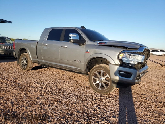 2024 Ram 2500 Longhorn with VIN 3C6UR5PLXRG236532, listed as a Copart auction lot 56075375 with 15,468 mi miles and Salvage title. Bid and sale history available at DreamBid. Image 4.