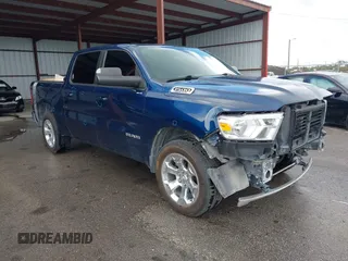 2019 Ram 1500 Big Horn with VIN 1C6RREFT3KN905471, listed as a IAAI auction lot 42609390 with 154,876 mi miles and . Bid and sale history available at DreamBid. Image 1.