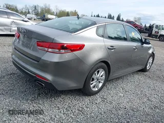 2018 Kia Optima LX with VIN 5XXGT4L34JG242597, listed as a IAAI auction lot 41999383 with 1 mi miles. Bid and sale history available at carsss.com. Image 4.