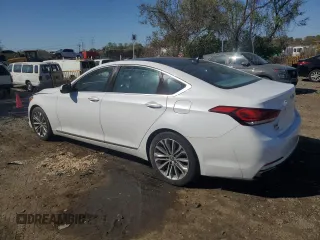 2017 Genesis G80 3.8L with VIN KMHGN4JE0HU177570, listed as a Copart auction lot 53614145 with 186,184 mi miles and Clean Title. Bid and sale history available at carsss.com. Image 2.