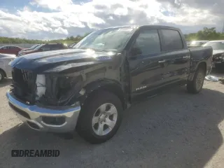 2020 Ram 1500 Big Horn z VIN 1C6SRFFTXLN409088, wystawiony jako Copart lot #50300995 z przebiegiem 106 402 mil mil oraz Szkoda całkowita • Salvage title. Historia ofert i sprzedaży dostępna na DreamBid. Obrazek 1.