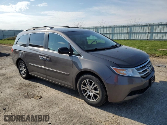 2011 Honda Odyssey EX-L with VIN 5FNRL5H64BB071646, listed as a Copart auction lot 54374065 with 135,544 mi miles and Non Repairable. Bid and sale history available at carsss.com. Image 4.