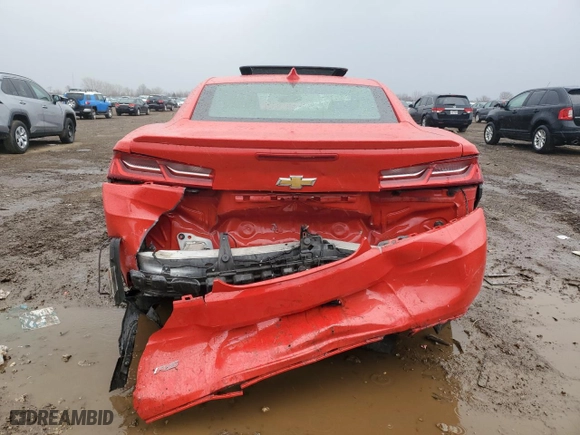 2017 Chevrolet Camaro 2LT with VIN 1G1FD1RS4H0211912, listed as a Copart auction lot 49411785 with 0 mi miles and Salvage Title. Bid and sale history available at carsss.com. Image 6.