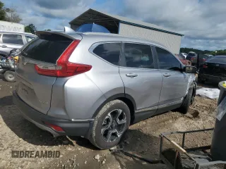 2018 Honda CR-V Touring with VIN 7FARW1H97JE036502, listed as a Copart auction lot 59839125 with 88,222 mi miles and Salvage title. Bid and sale history available at DreamBid. Image 3.