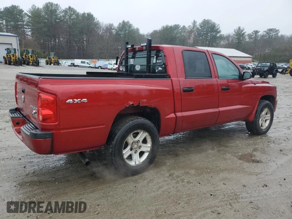 2010 Dodge Dakota Bighorn/Lonestar z VIN 1D7CW3GK9AS188579, wystawiony jako Copart lot #51712185 z przebiegiem 198 657 mil mil oraz Czysty tytuł • Clean title. Historia ofert i sprzedaży dostępna na DreamBid. Obrazek 3.