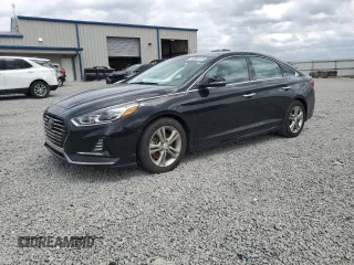 2018 Hyundai Sonata SEL with VIN 5NPE34AF6JH608178, listed as a Copart auction lot 51599185 with 128,420 mi miles and Salvage Title. Bid and sale history available at DreamBid. Image 1.