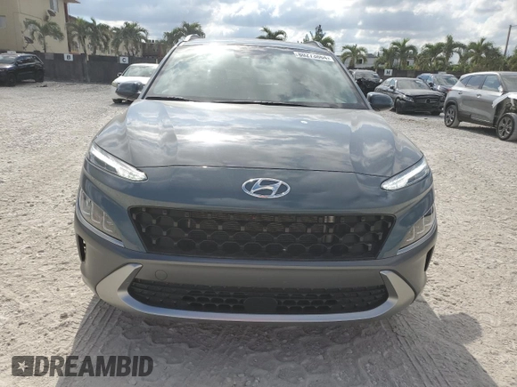2022 Hyundai Kona Limited with VIN KM8K53A34NU805516, listed as a Copart auction lot 80273864 with 25,249 mi miles and Salvage Title. Bid and sale history available at carsss.com. Image 5.